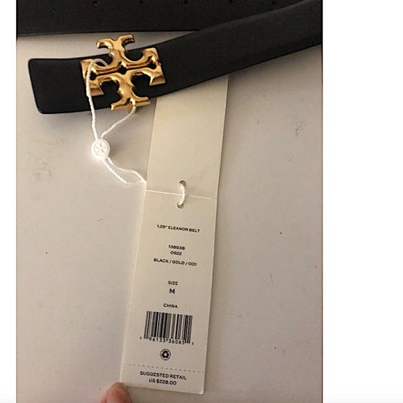 Eleanor Leather Belt 1,25\'\' Tory Burch main image 4